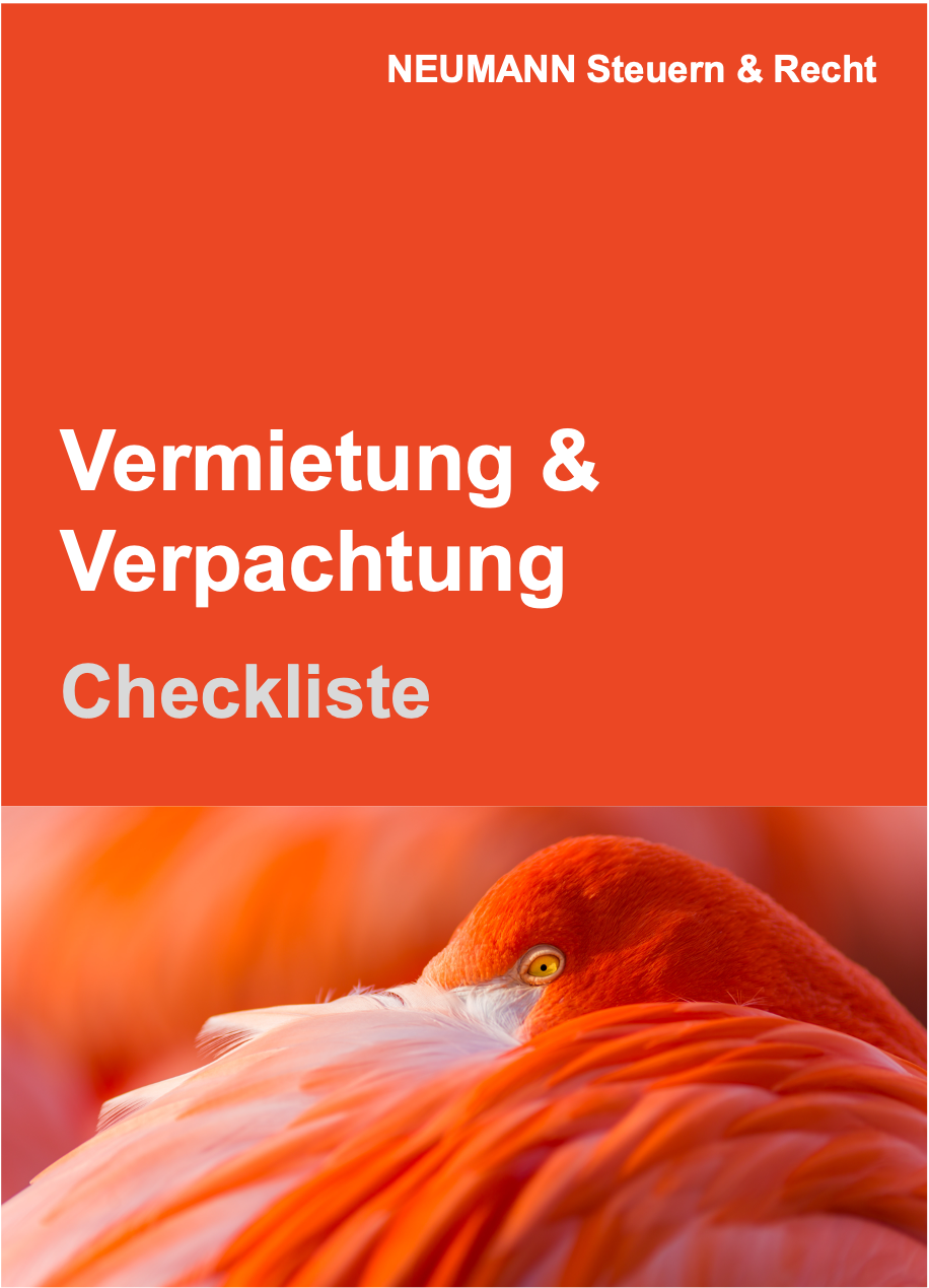 Vermietung & Verpachtung - Checkliste