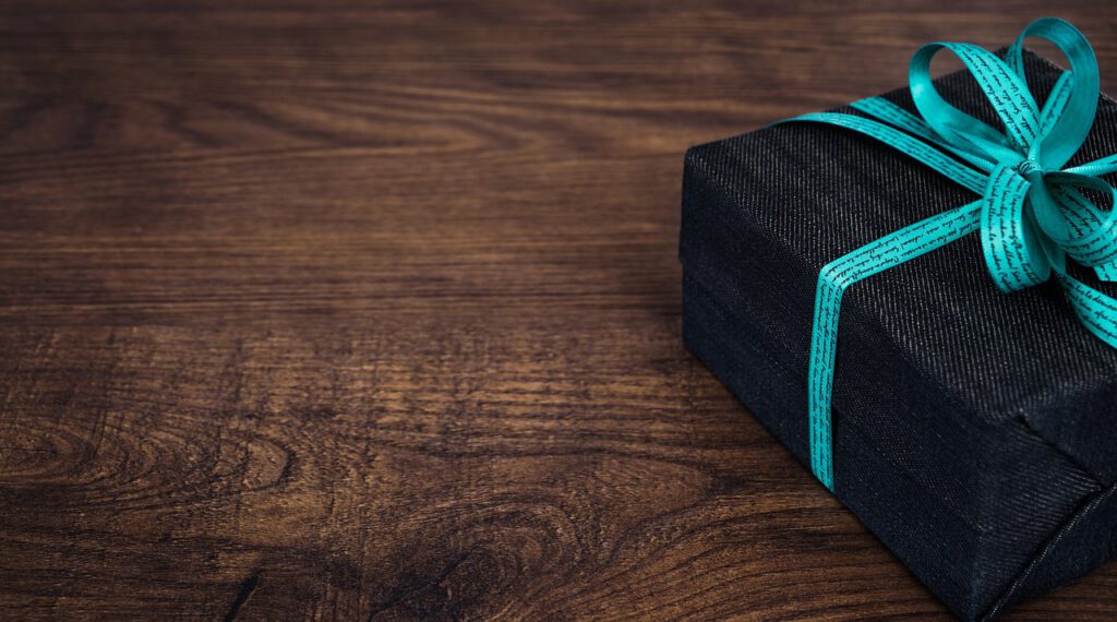 gift, present, wood, package, gift box, surprise, ribbon, bow, father's day, packaging, gift packaging, closeup, copy space, gift, gift, gift, happy birthday, gift, gift, present