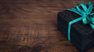 gift, present, wood, package, gift box, surprise, ribbon, bow, father's day, packaging, gift packaging, closeup, copy space, gift, gift, gift, happy birthday, gift, gift, present